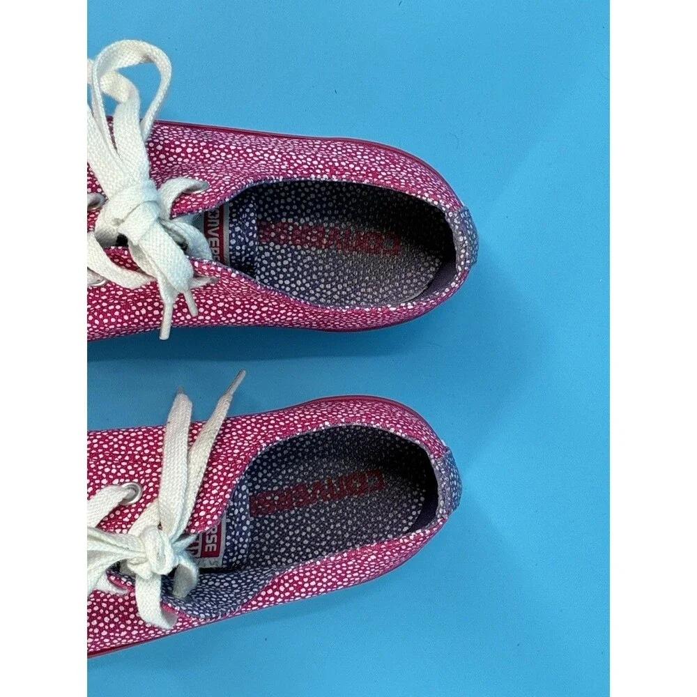 Converse Chuck Taylor All Star Dainty Ox Women’s 6 Pink Polka Dot Sneakers